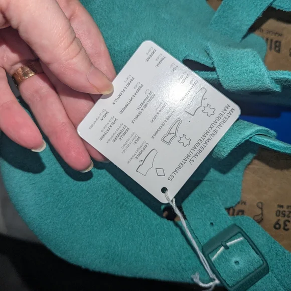 Nwt Birkenstock Boston Color Digital Green - Picture 9 of 11